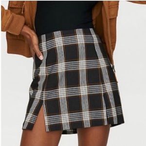 Aritzia Sunday Best Mandy Plaid Mini Skirt